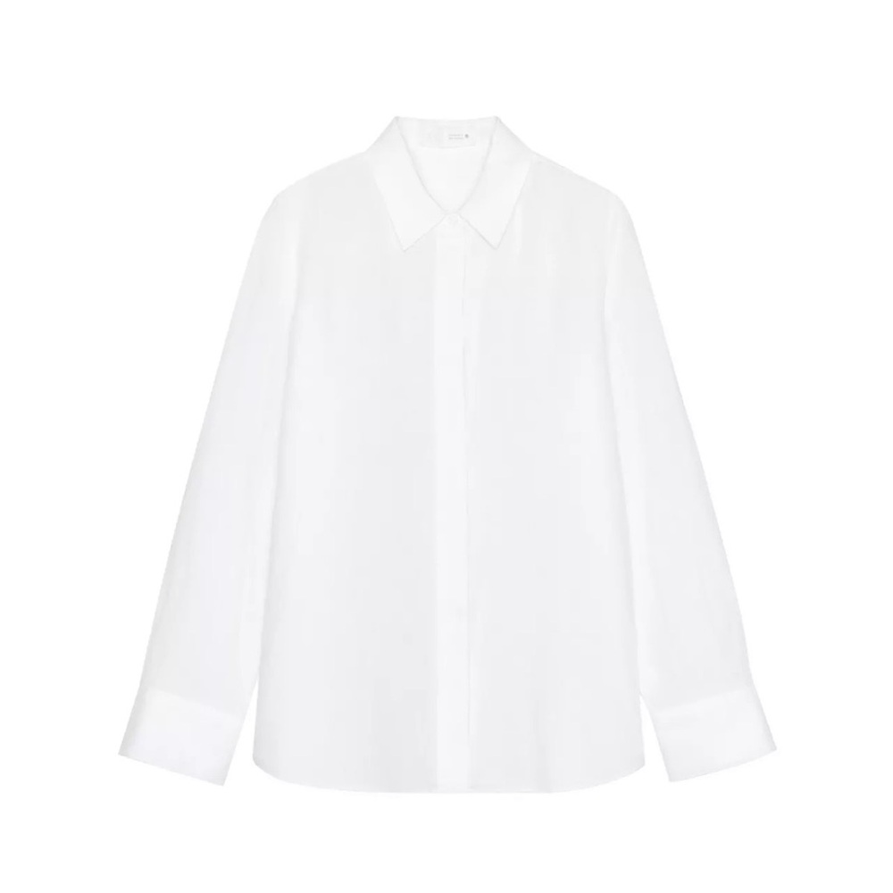 Zara women’s 100% linen shirt